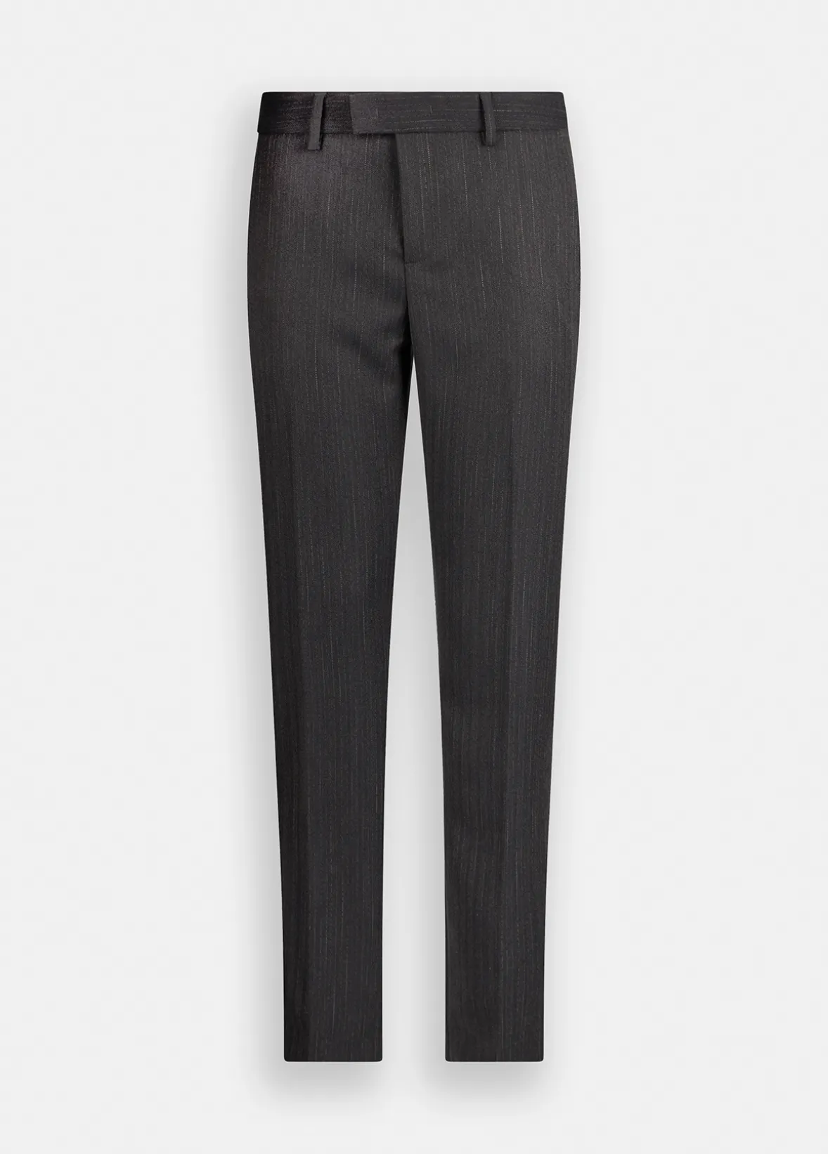 Pantaloni a sigaretta gessati