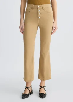 Pantaloni bootcut a vita alta