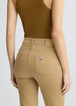 Pantaloni bootcut a vita alta