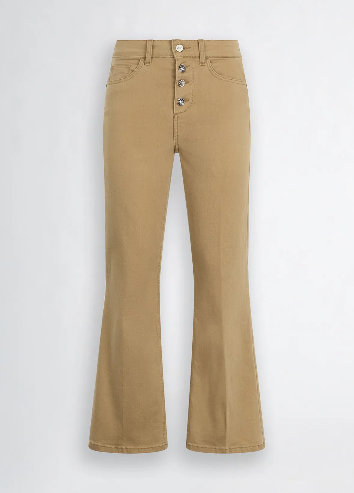 Pantaloni bootcut a vita alta