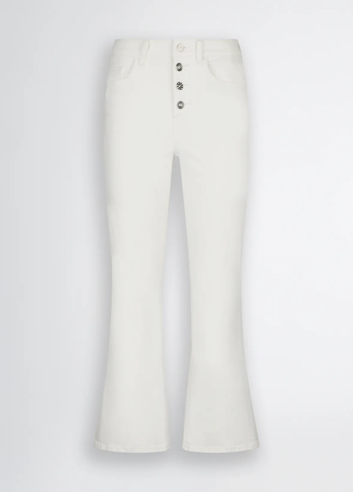 Pantaloni bootcut a vita alta