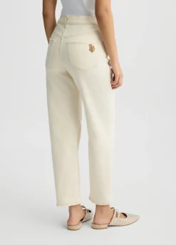 Pantaloni boyfriend a vita bassa