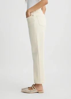 Pantaloni boyfriend a vita bassa