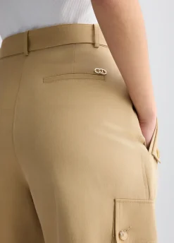 Pantaloni cargo con cintura
