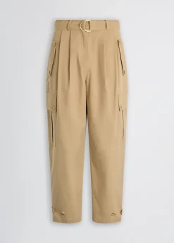 Pantaloni cargo con cintura