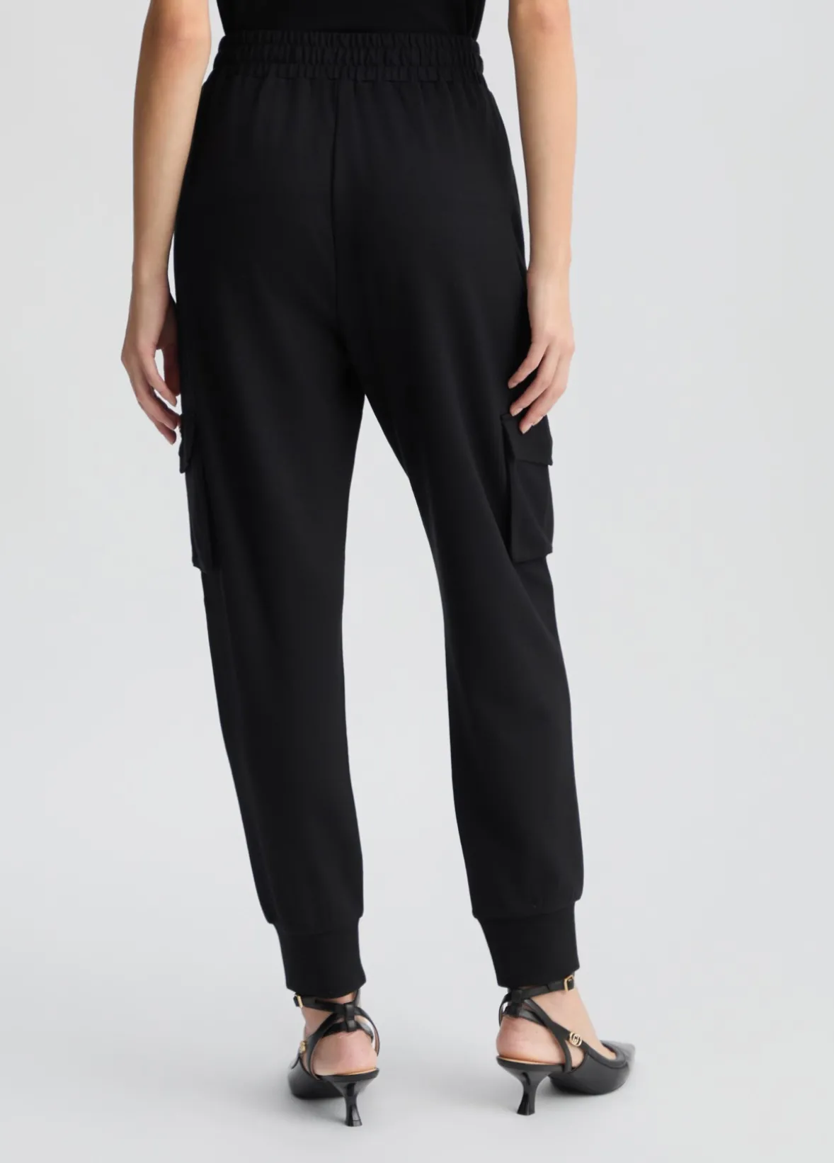 Pantaloni cargo in jersey