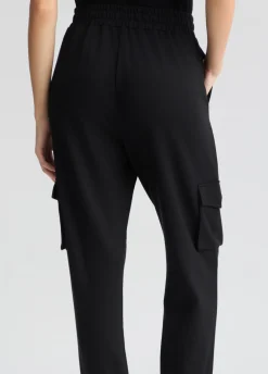 Pantaloni cargo in jersey