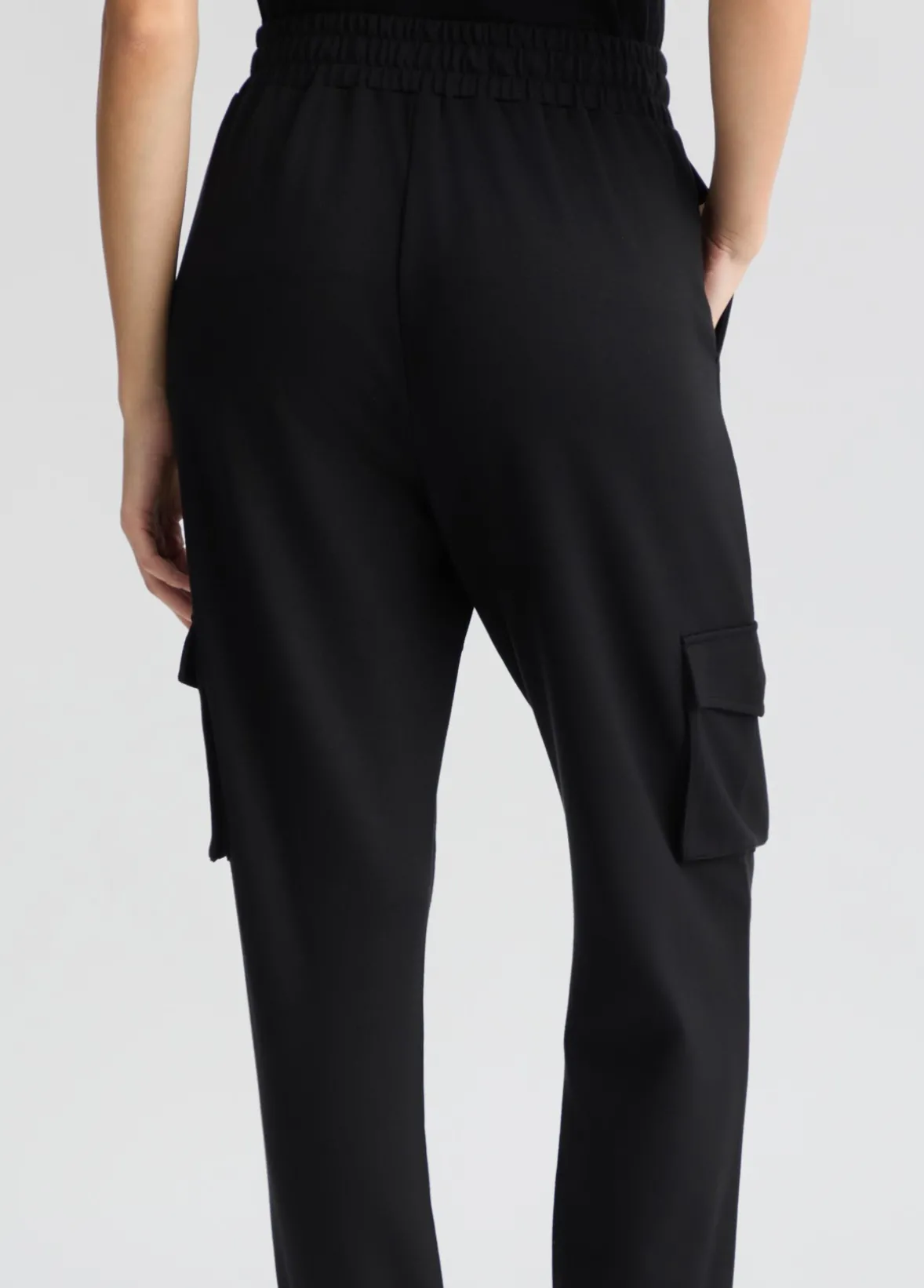 Pantaloni cargo in jersey