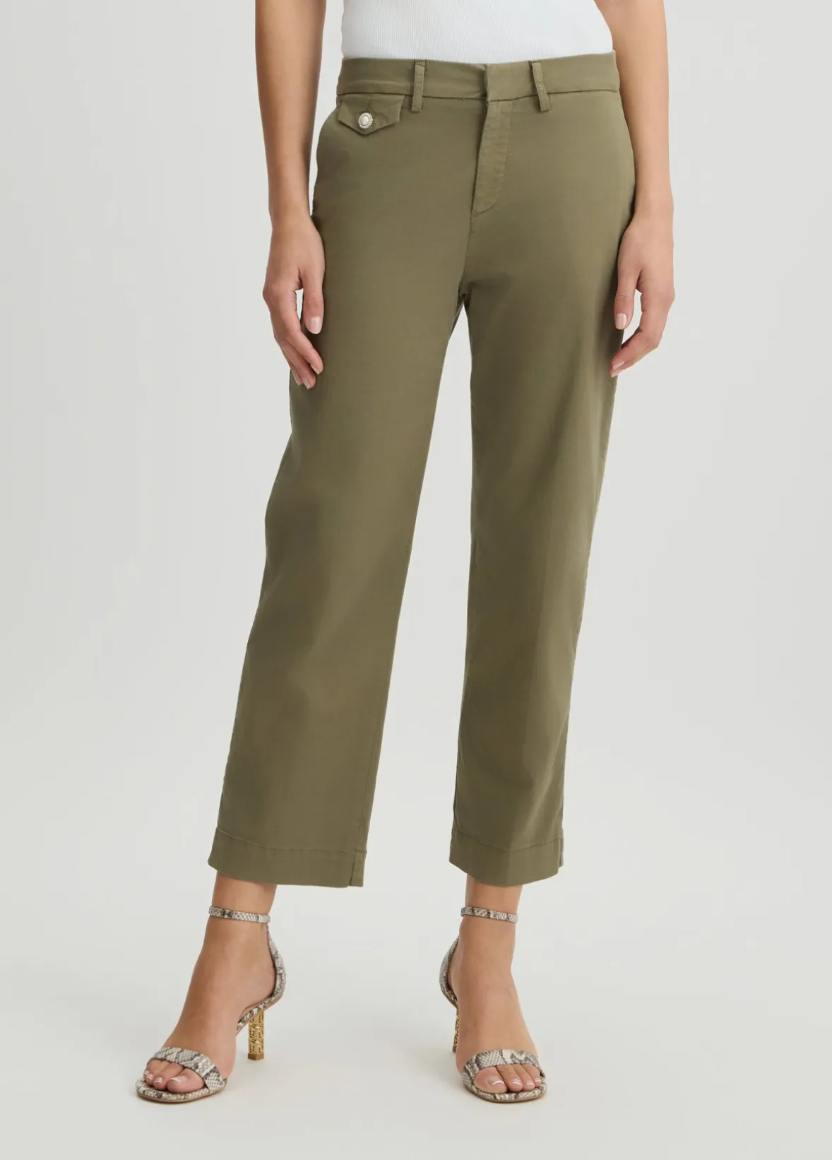 Pantaloni chino cropped