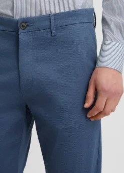 Pantaloni chino jacquard