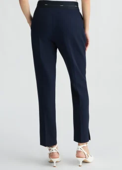 Pantaloni con cintone logato