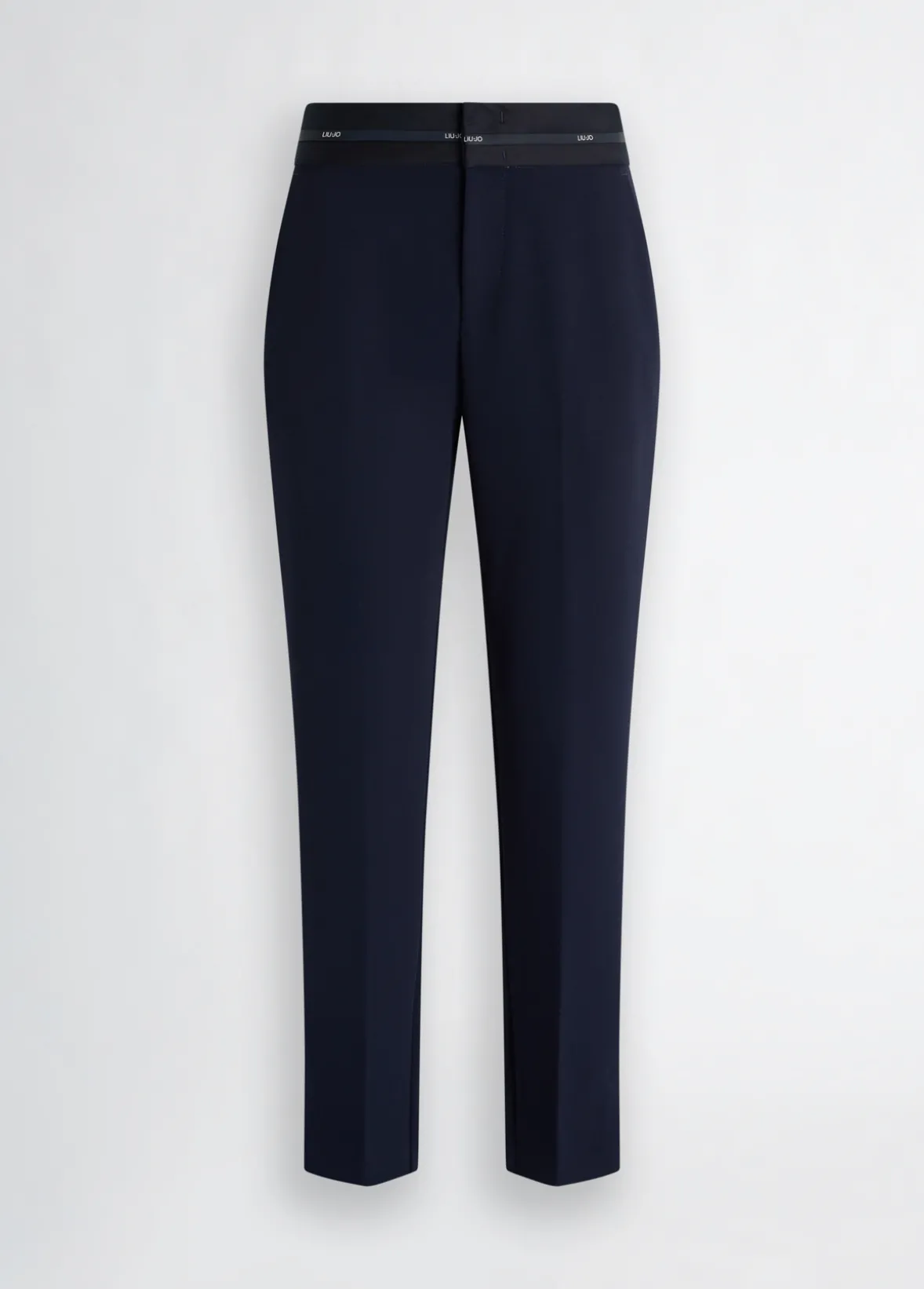 Pantaloni con cintone logato
