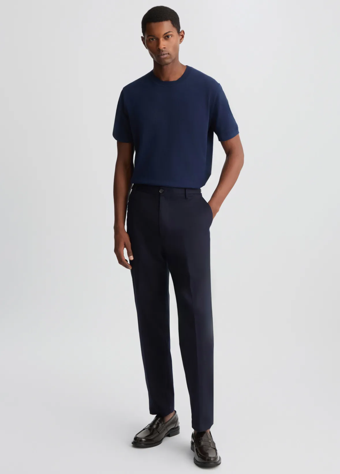 Pantaloni con inserto elastico