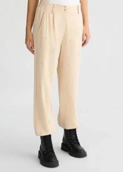 Pantaloni con logo