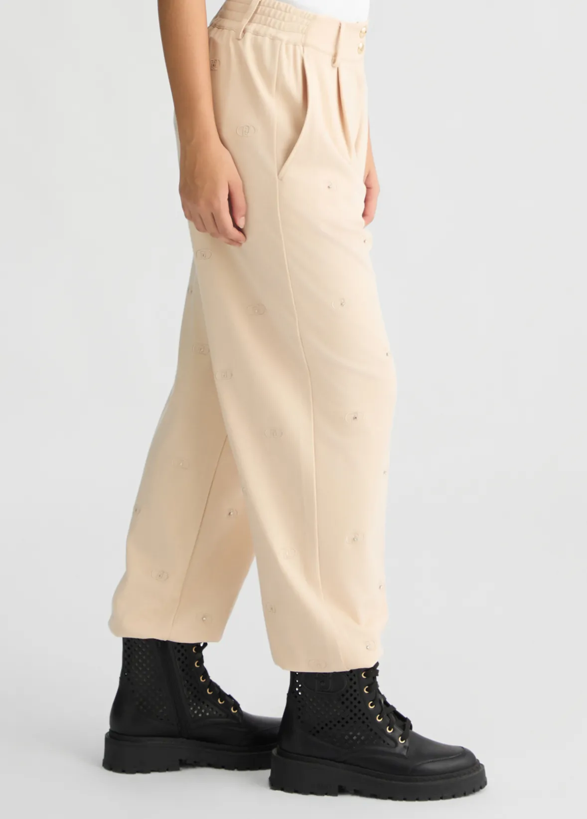 Pantaloni con logo