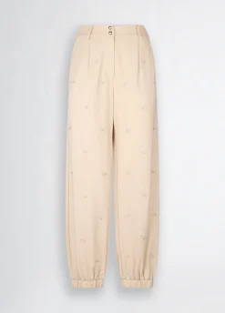 Pantaloni con logo