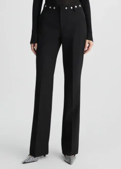 Pantaloni con strass