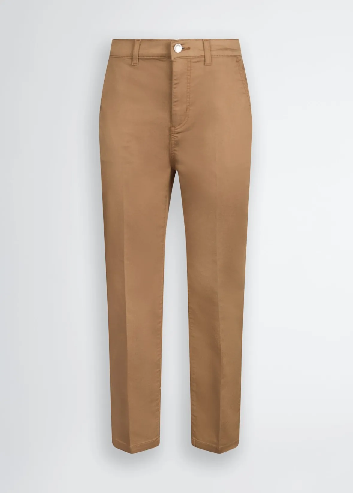 Pantaloni cropped a vita alta