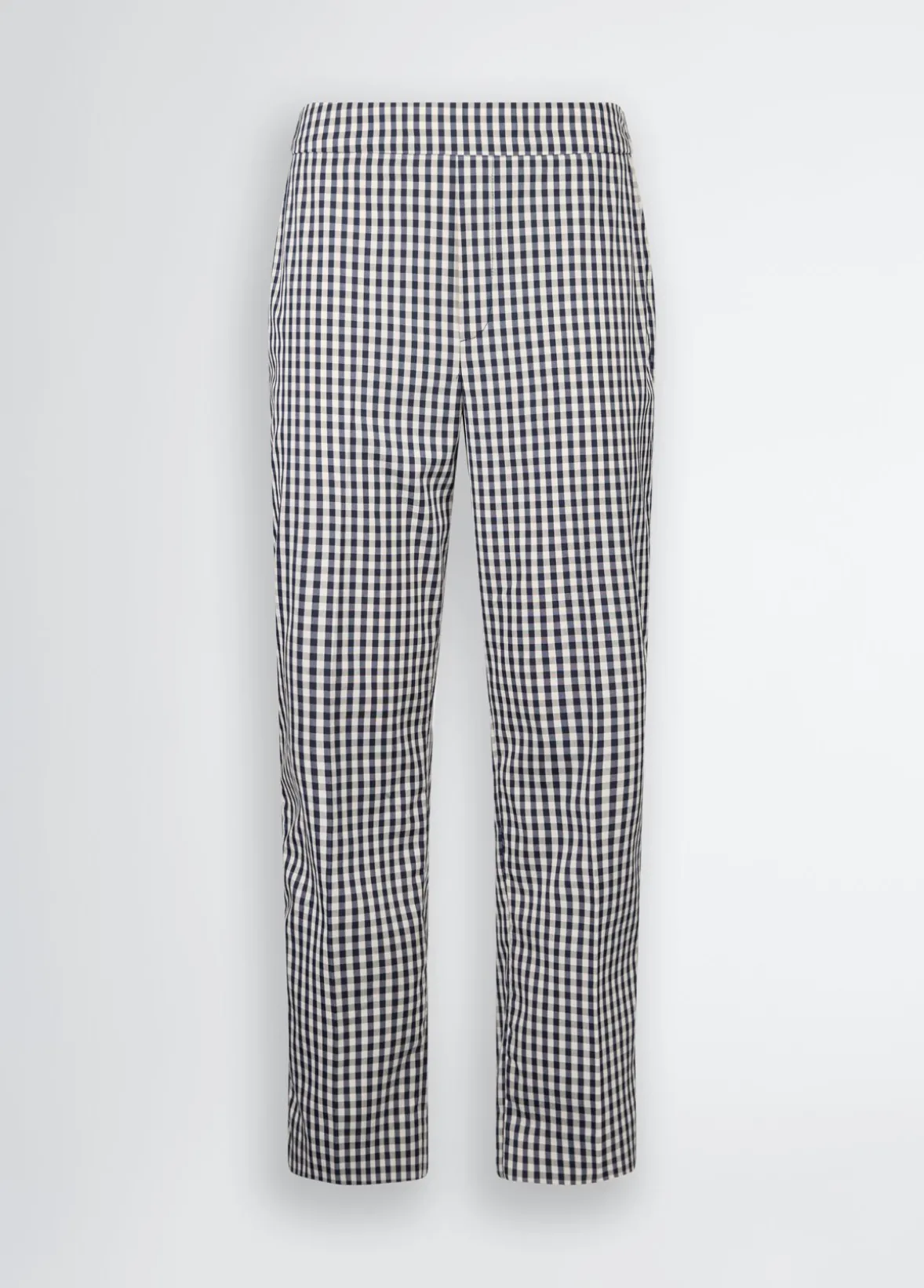 Pantaloni cropped check
