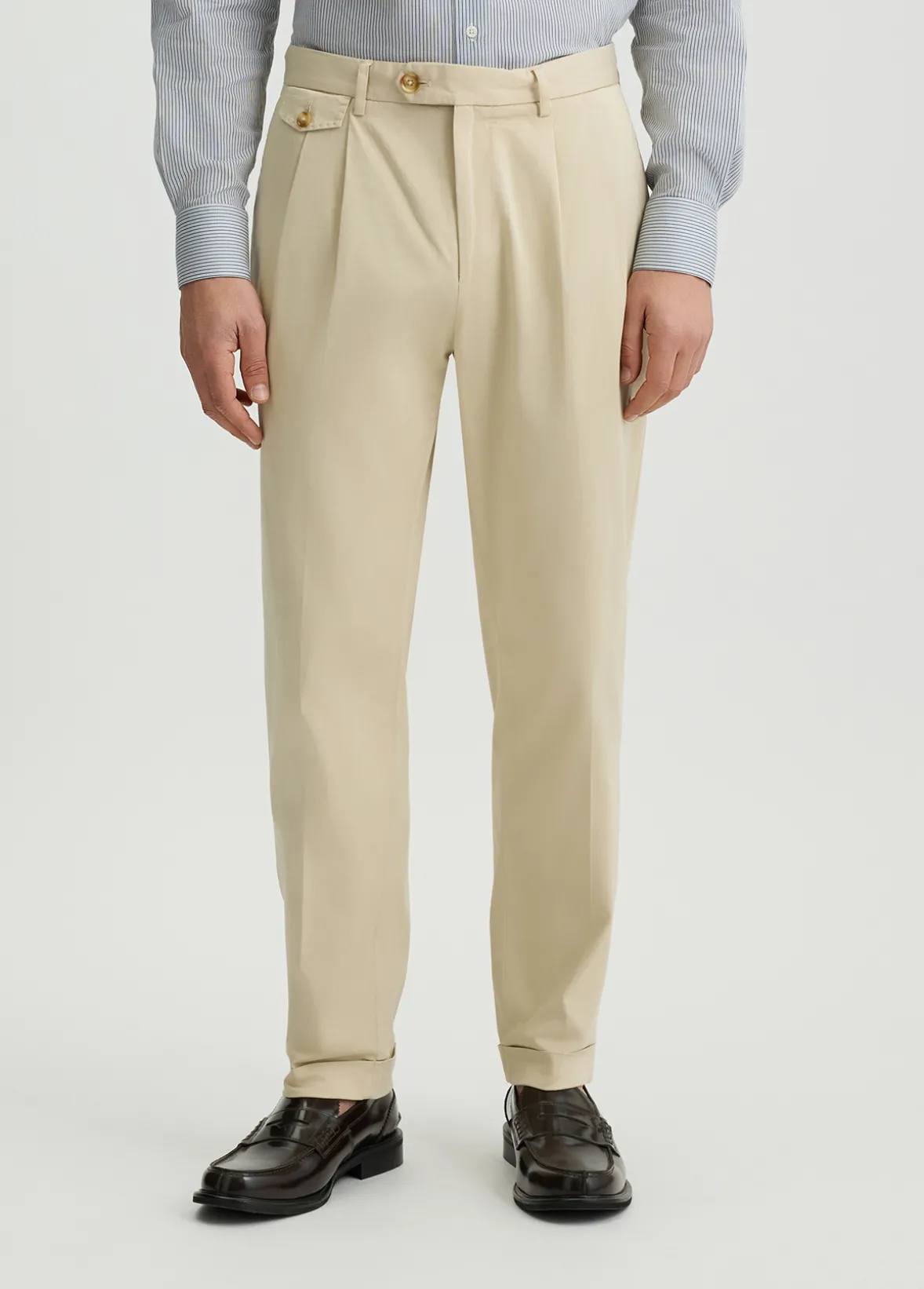 Pantaloni da uomo con pinces