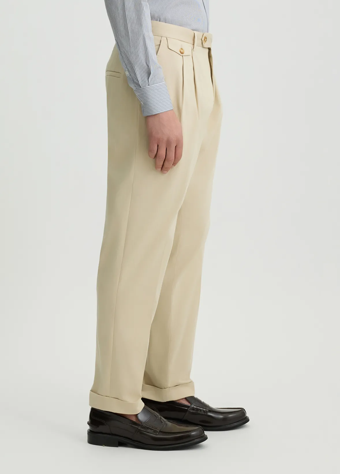 Pantaloni da uomo con pinces