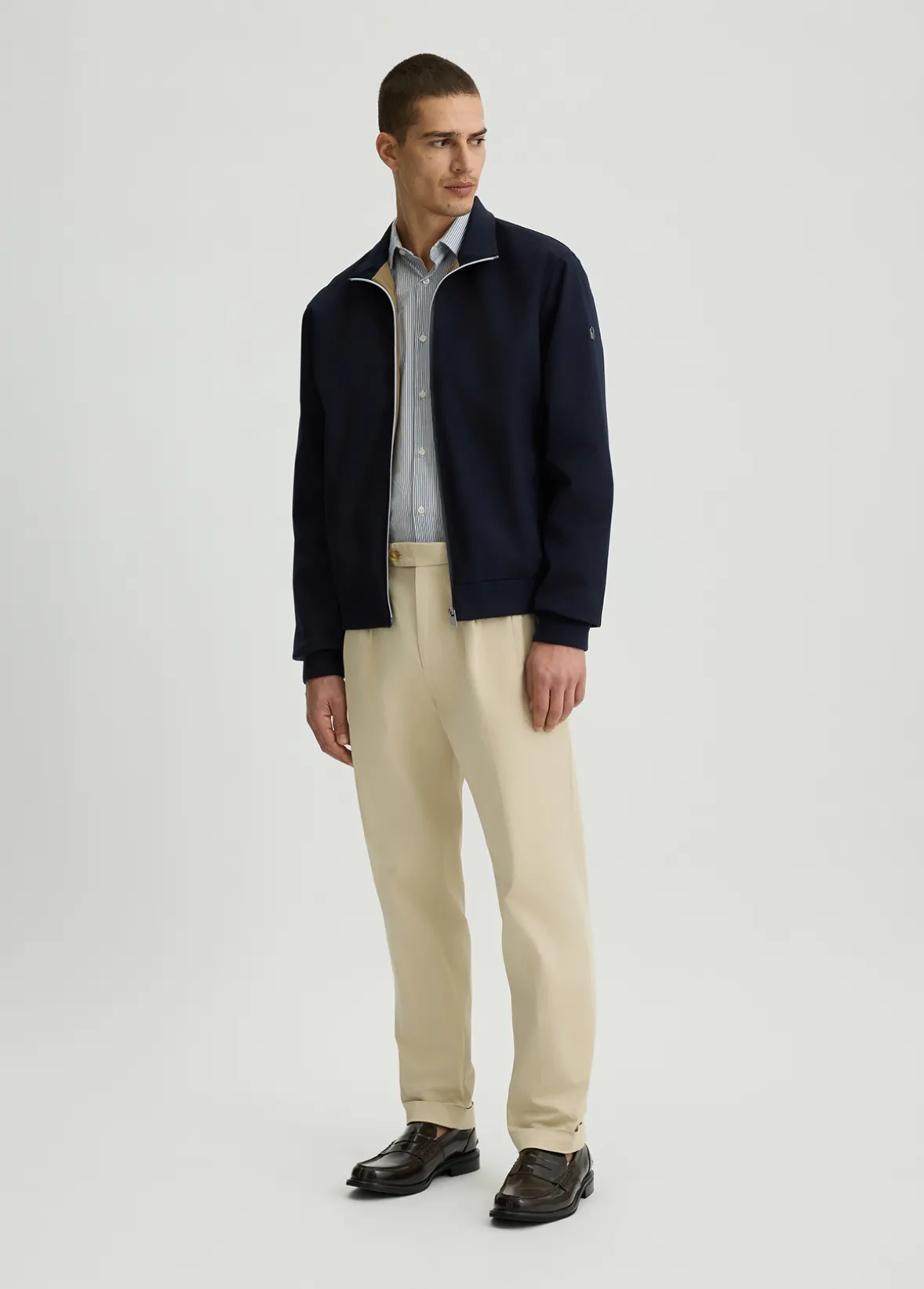 Pantaloni da uomo con pinces