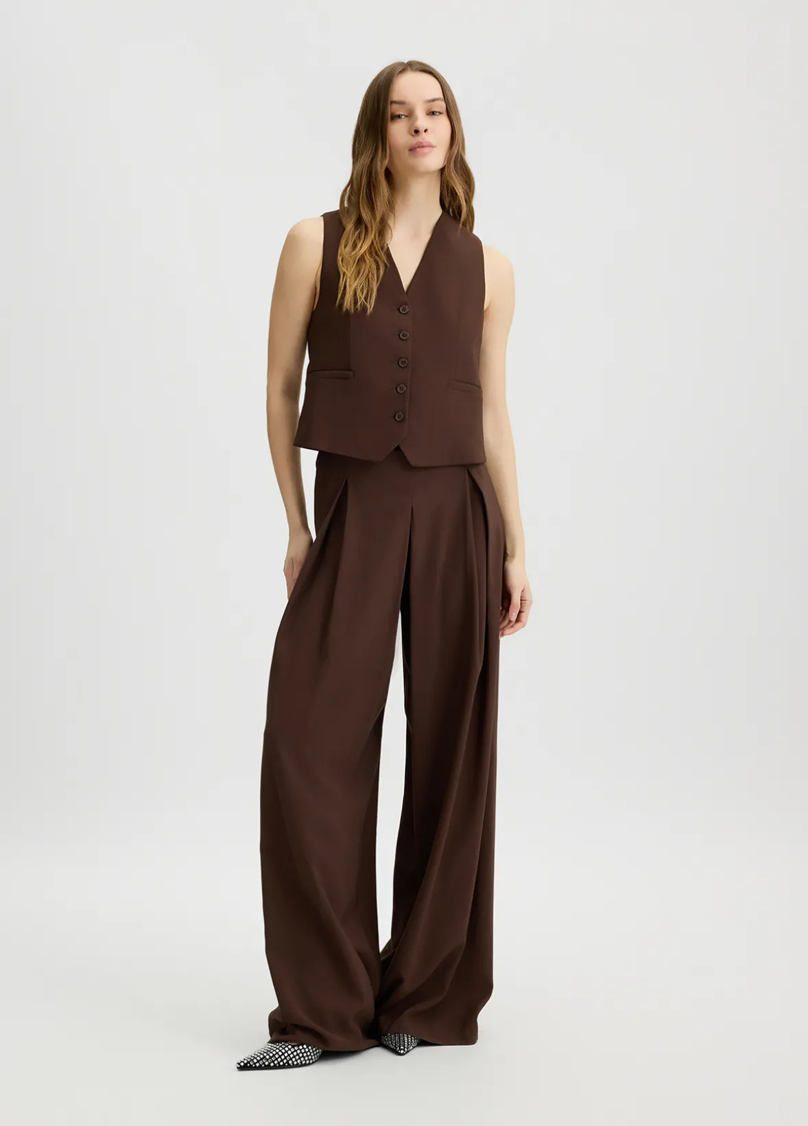 Pantaloni eleganti in twill