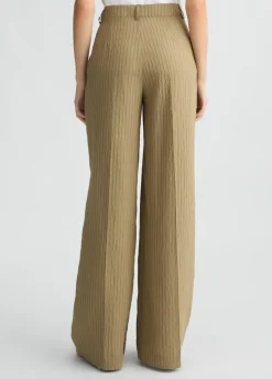 Pantaloni flare a righe