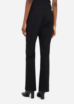 Pantaloni flare a vita alta