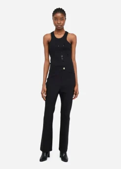 Pantaloni flare a vita alta