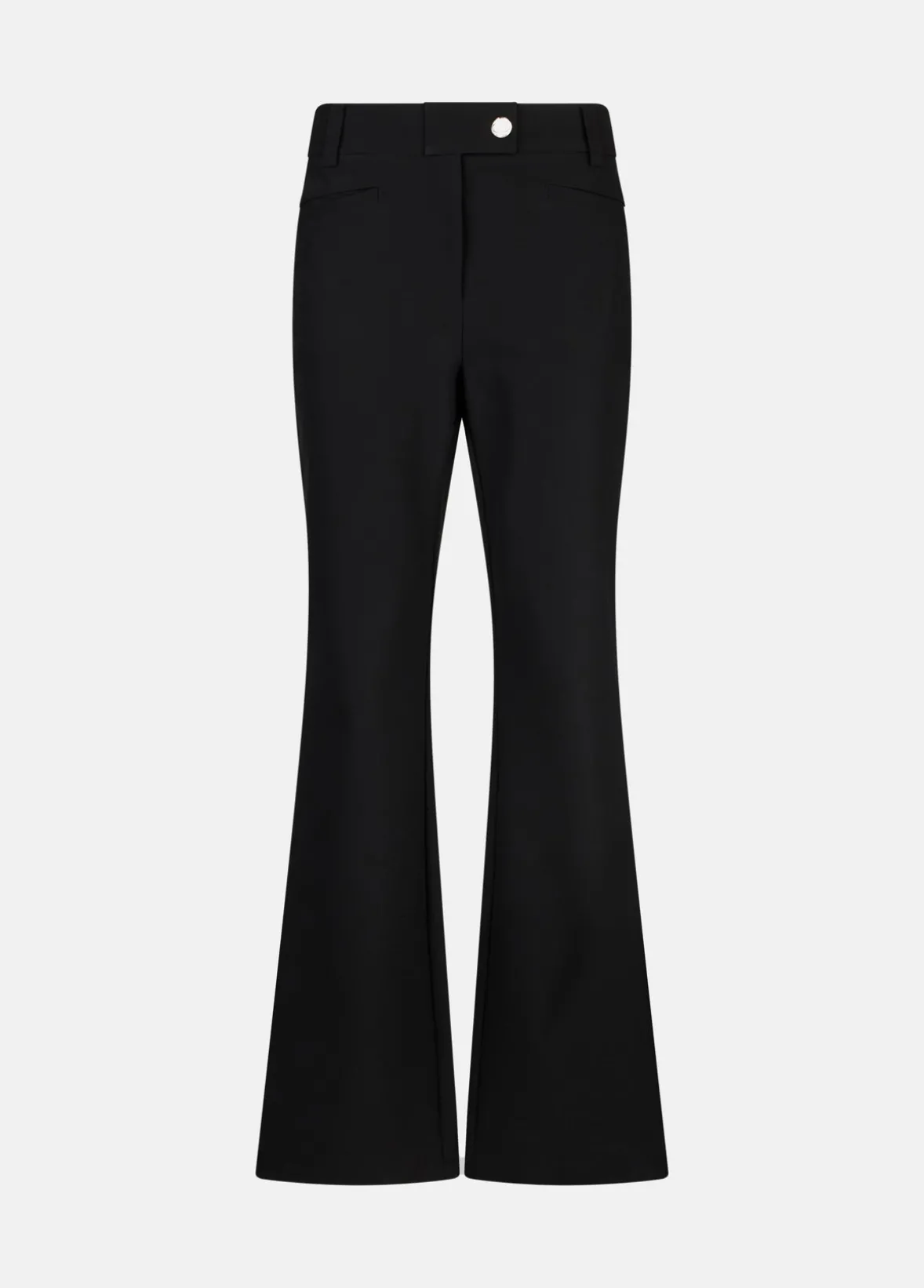 Pantaloni flare a vita alta