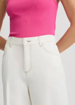 Pantaloni flare a vita alta