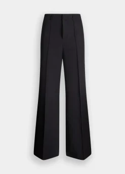 Pantaloni flare con spacchetti