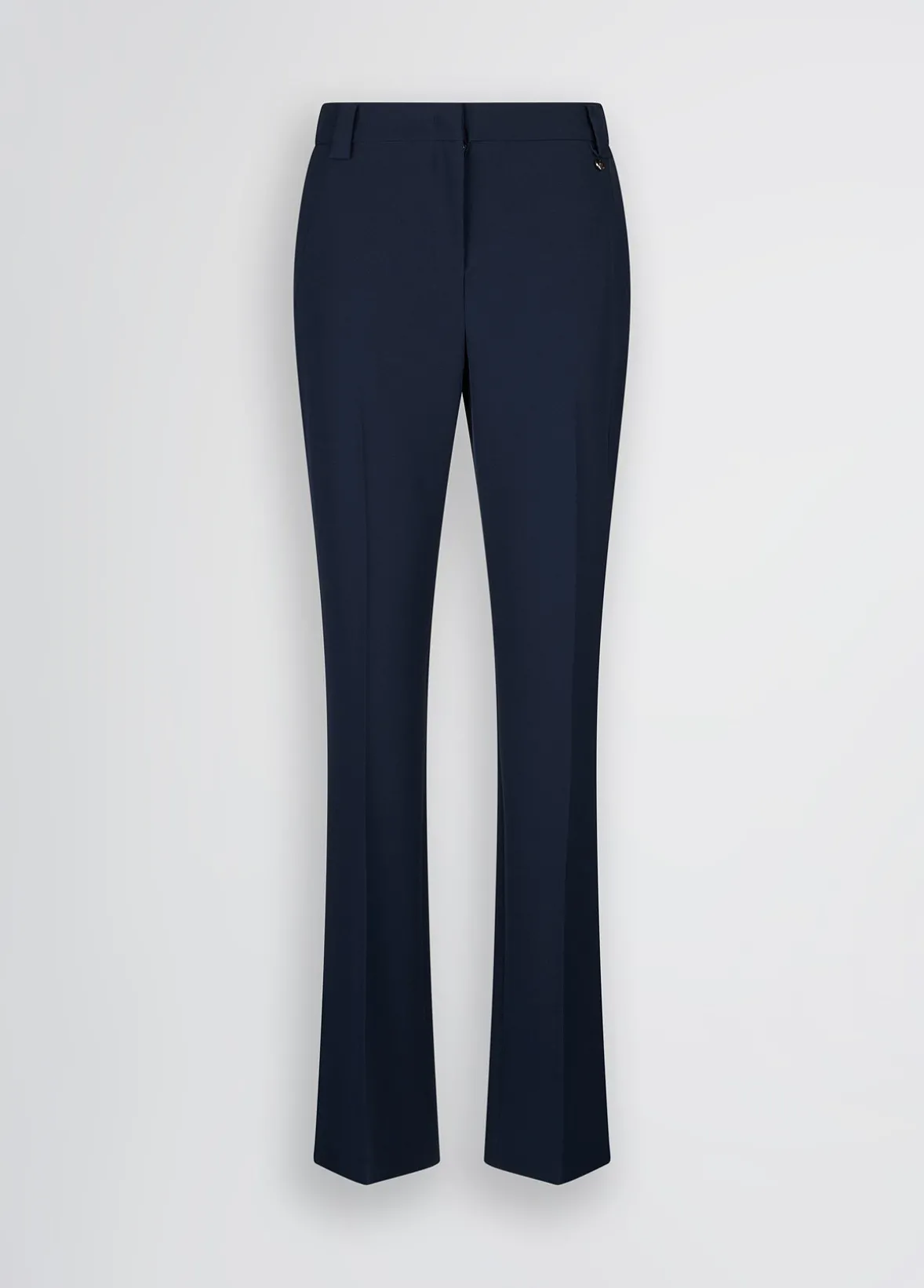 Pantaloni flare in cady crêpe