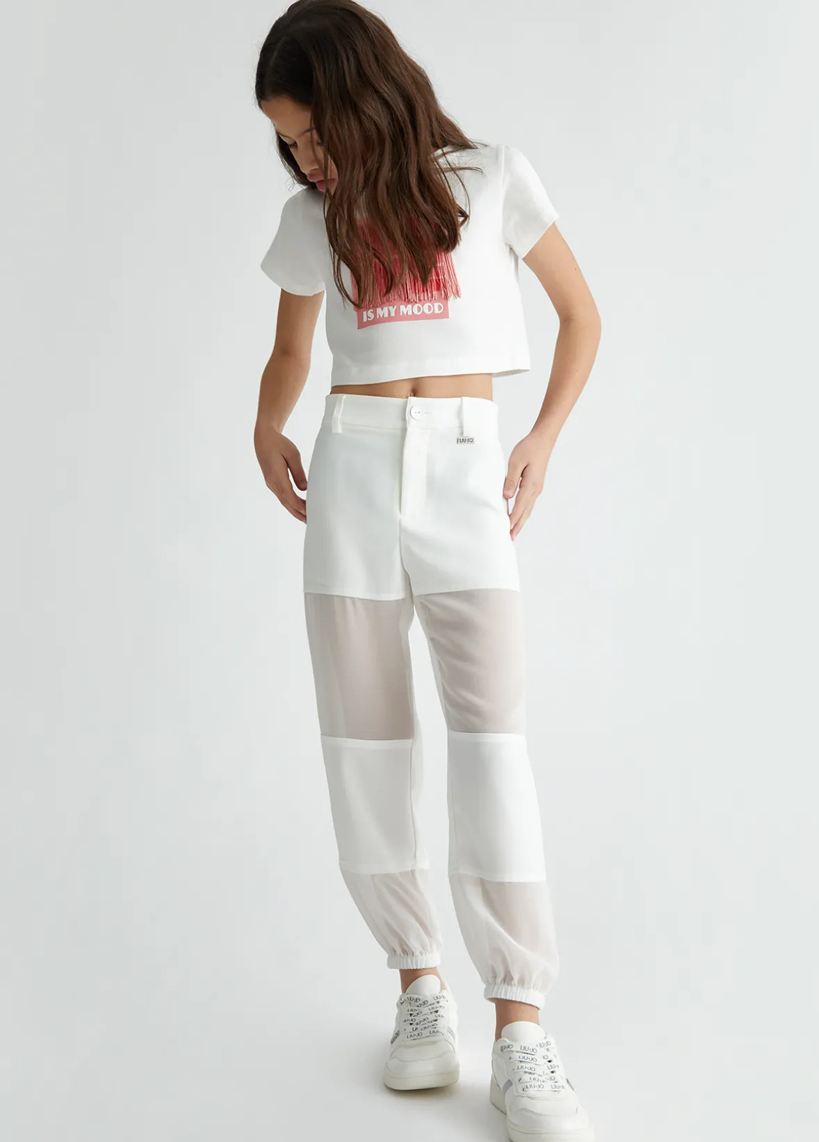 Pantaloni in crêpe