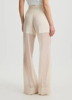 Pantaloni in organza
