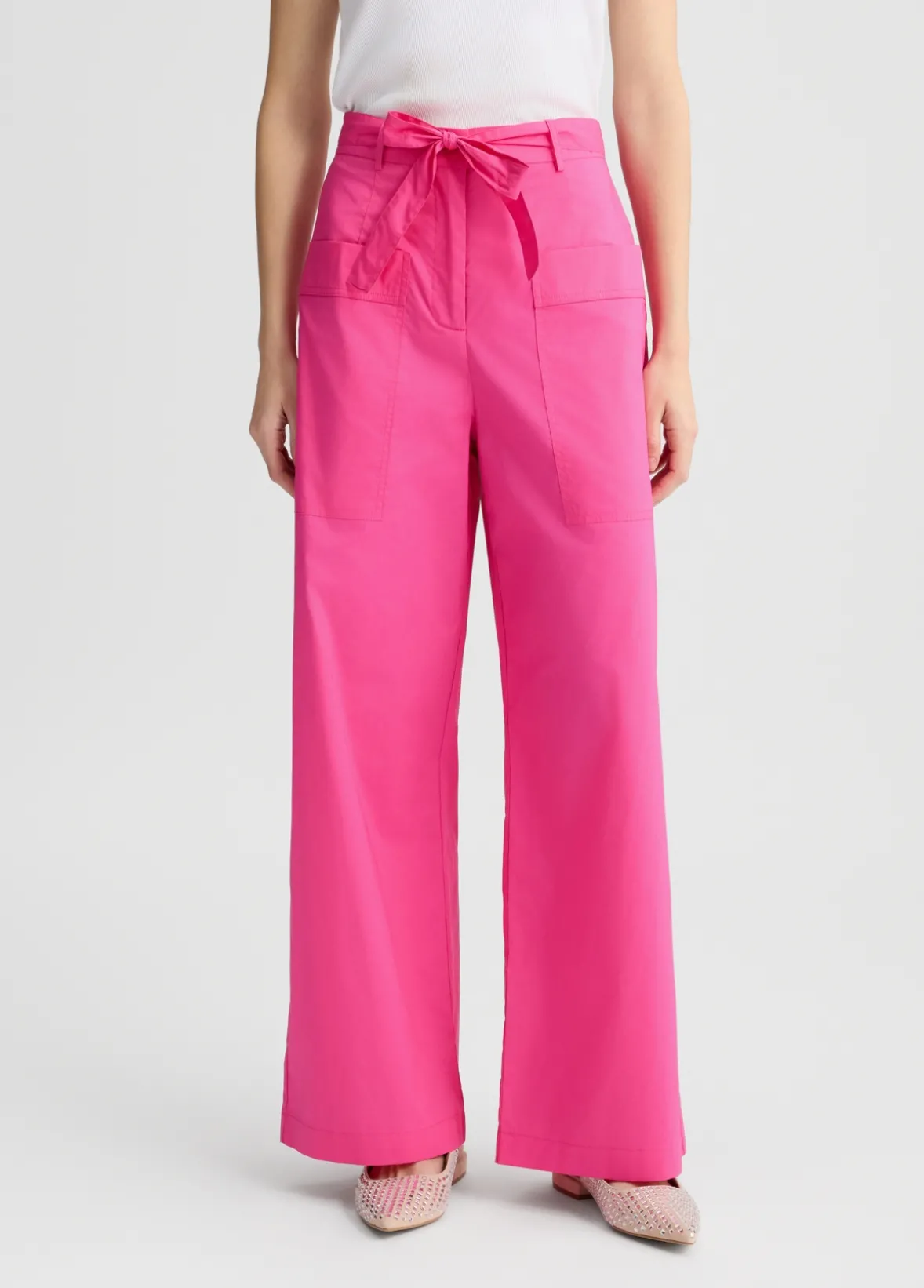 Pantaloni in popeline