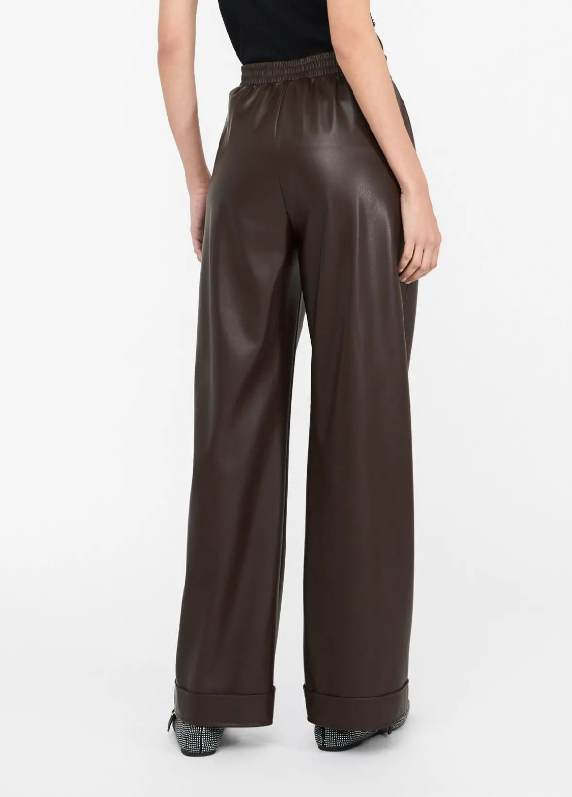 Pantaloni in tessuto spalmato