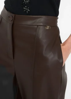 Pantaloni in tessuto spalmato
