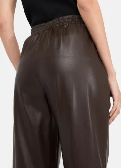 Pantaloni in tessuto spalmato