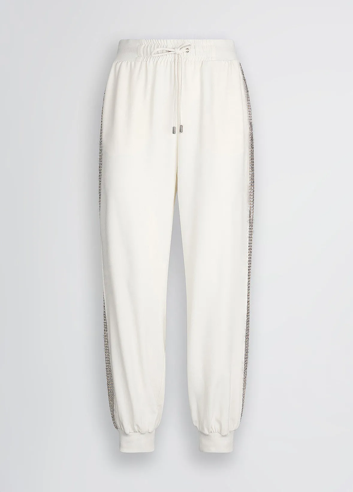 Pantaloni jogging con paillettes