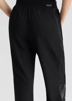 Pantaloni jogging con paillettes