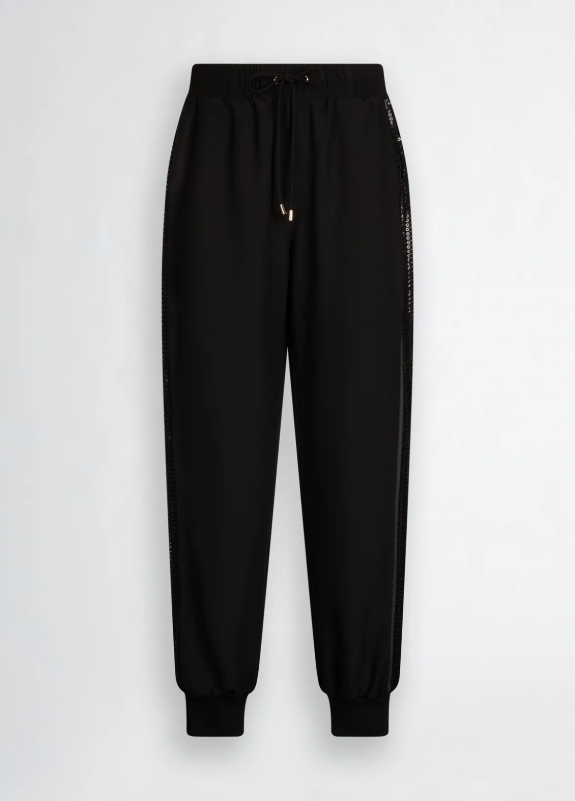 Pantaloni jogging con paillettes