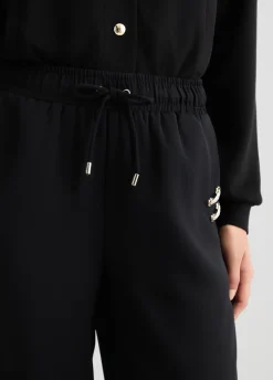 Pantaloni jogging cropped