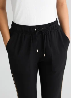 Pantaloni jogging in cady