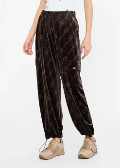 Pantaloni jogging in ciniglia