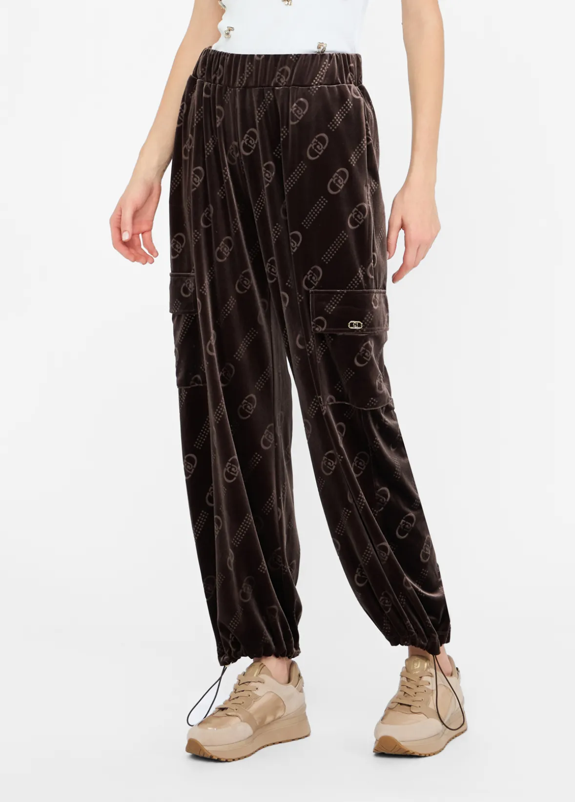 Pantaloni jogging in ciniglia
