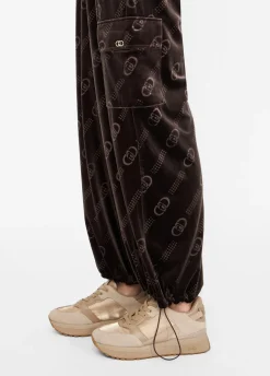 Pantaloni jogging in ciniglia