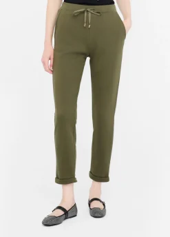 Pantaloni jogging in felpa