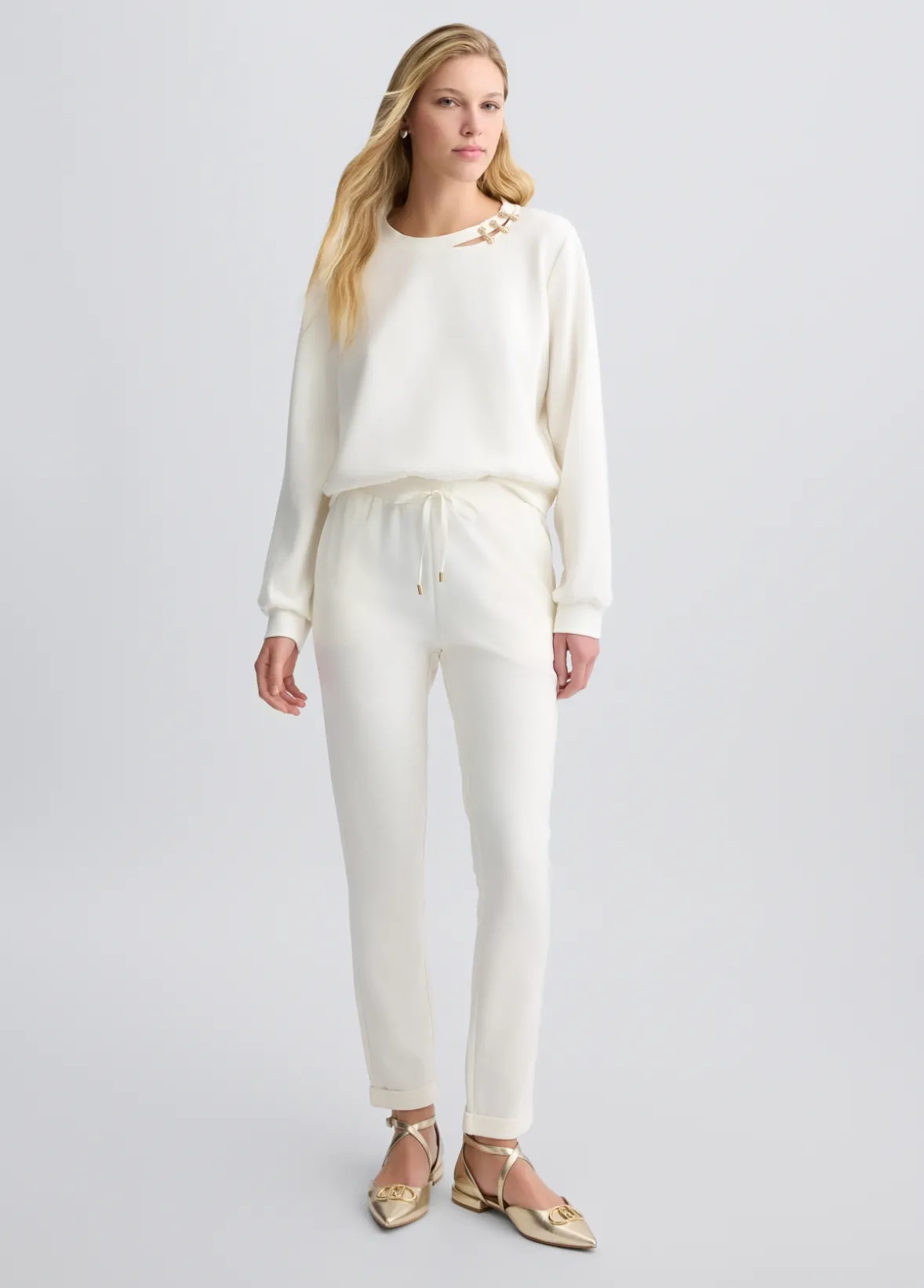 Pantaloni jogging in jersey
